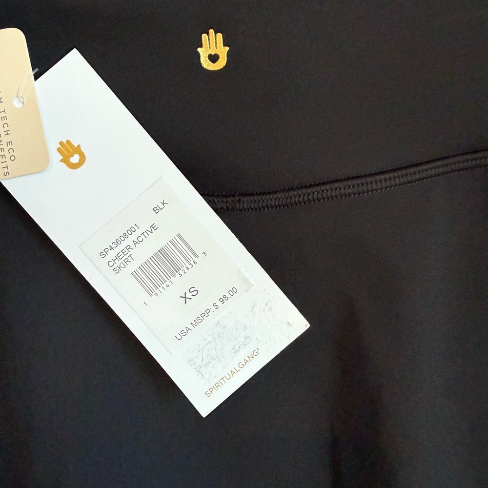 NWT Spiritual Gangster athletic skirt- x-small - Picture 3 of 5